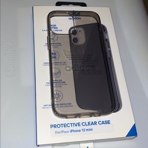 Adidas clear smoke iphone 12 mini case